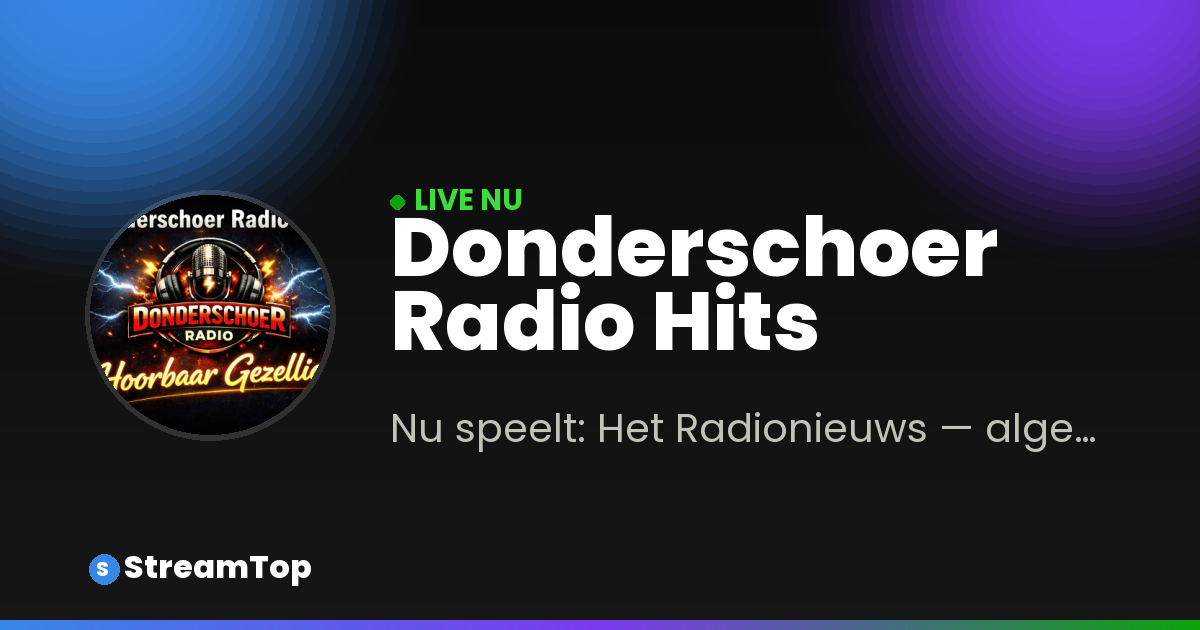 Teilen-Bild von Donderschoer Radio Hits