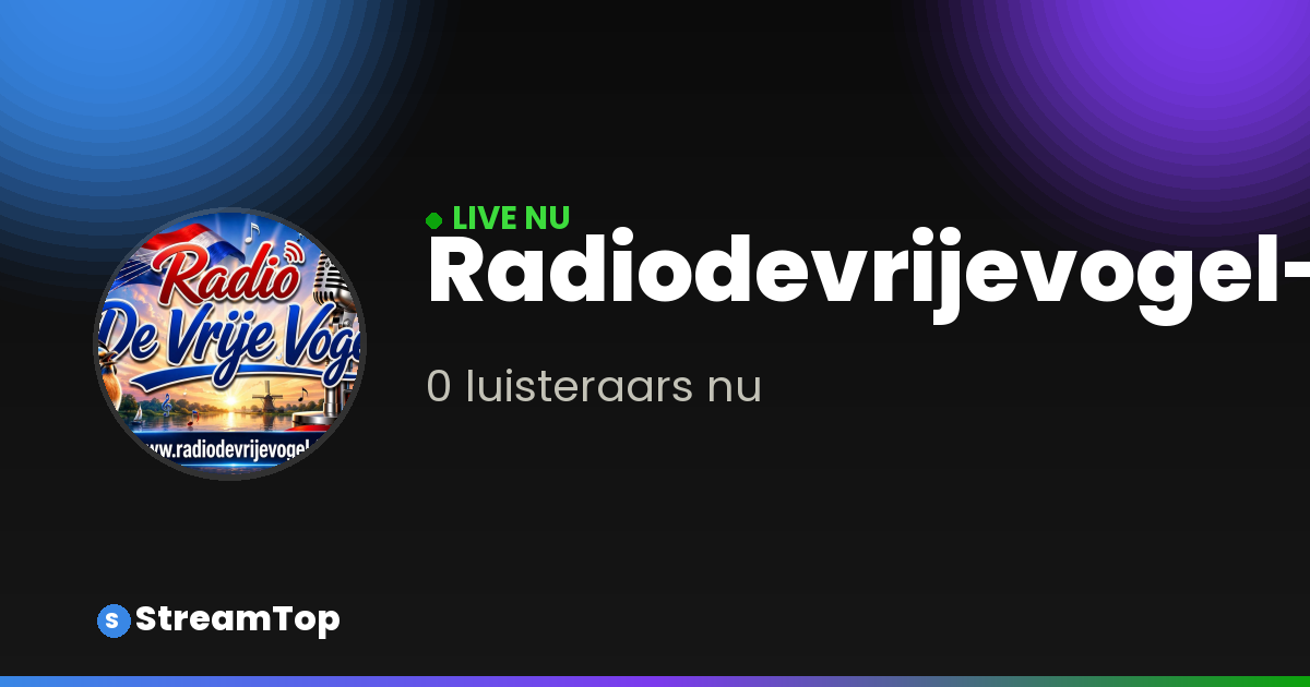 Teilen-Bild von Radiodevrijevogel-frl.nl