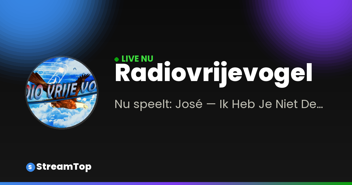 Teilen-Bild von Radiovrijevogel