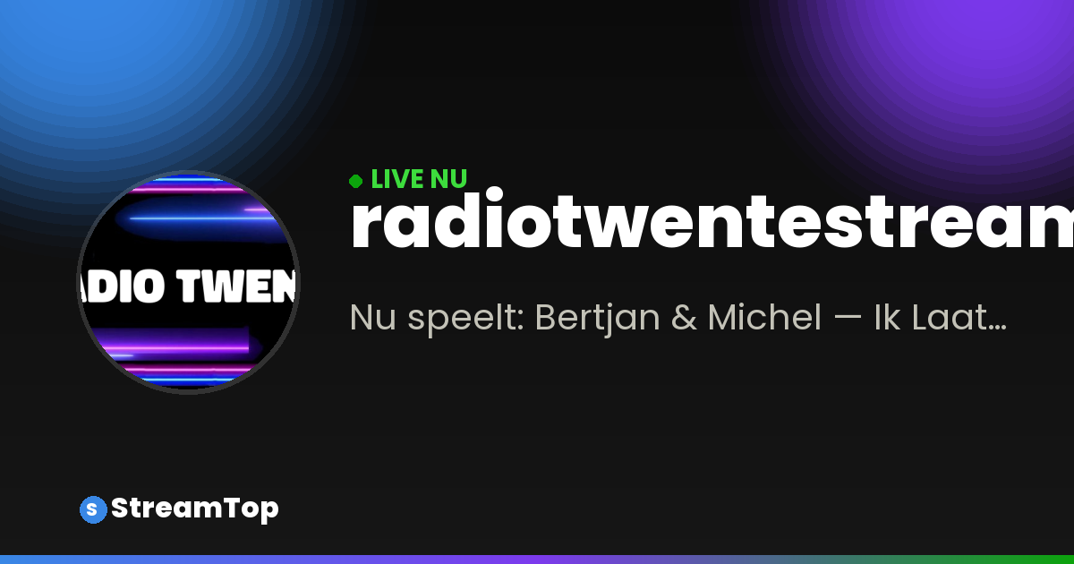 Share image of radiotwentestream.com