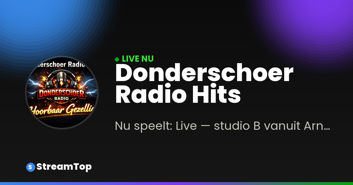 Deelafbeelding van Donderschoer Radio Hits