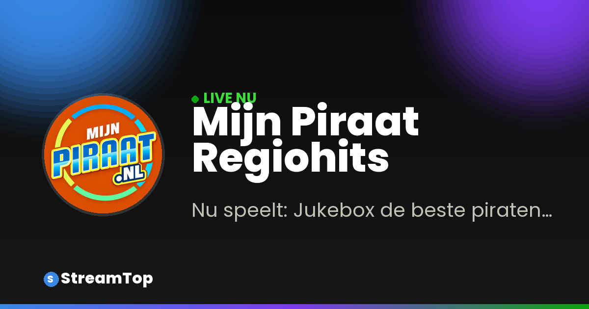 Deelafbeelding van Mijn Piraat Regiohits