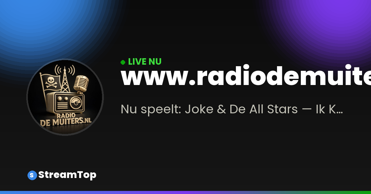 Deelafbeelding van www.radiodemuiters.nl